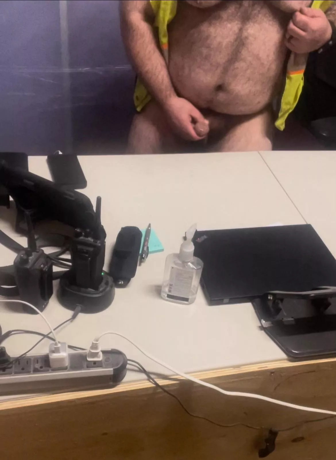 It gets lonely in my office sometimes, cum & keep me company