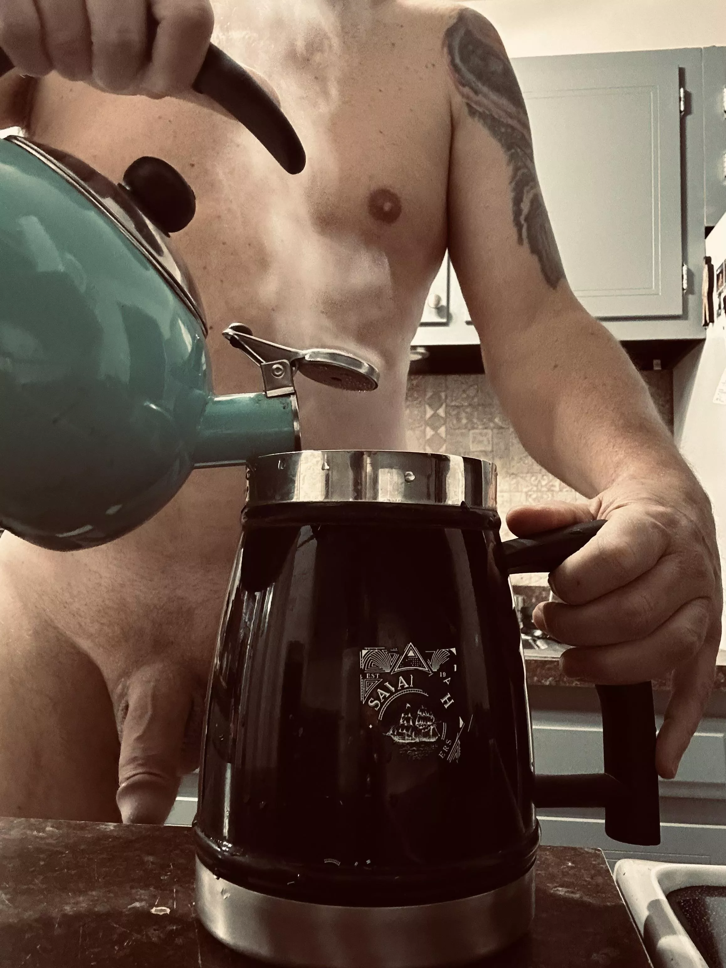 Just made a fresh pot ☕️☕️