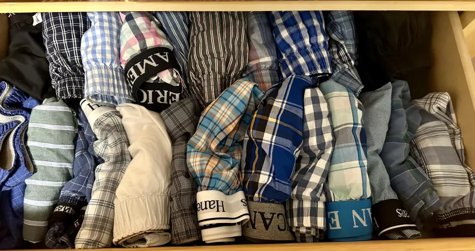 My boxers collection. Which one are you taking? 😉