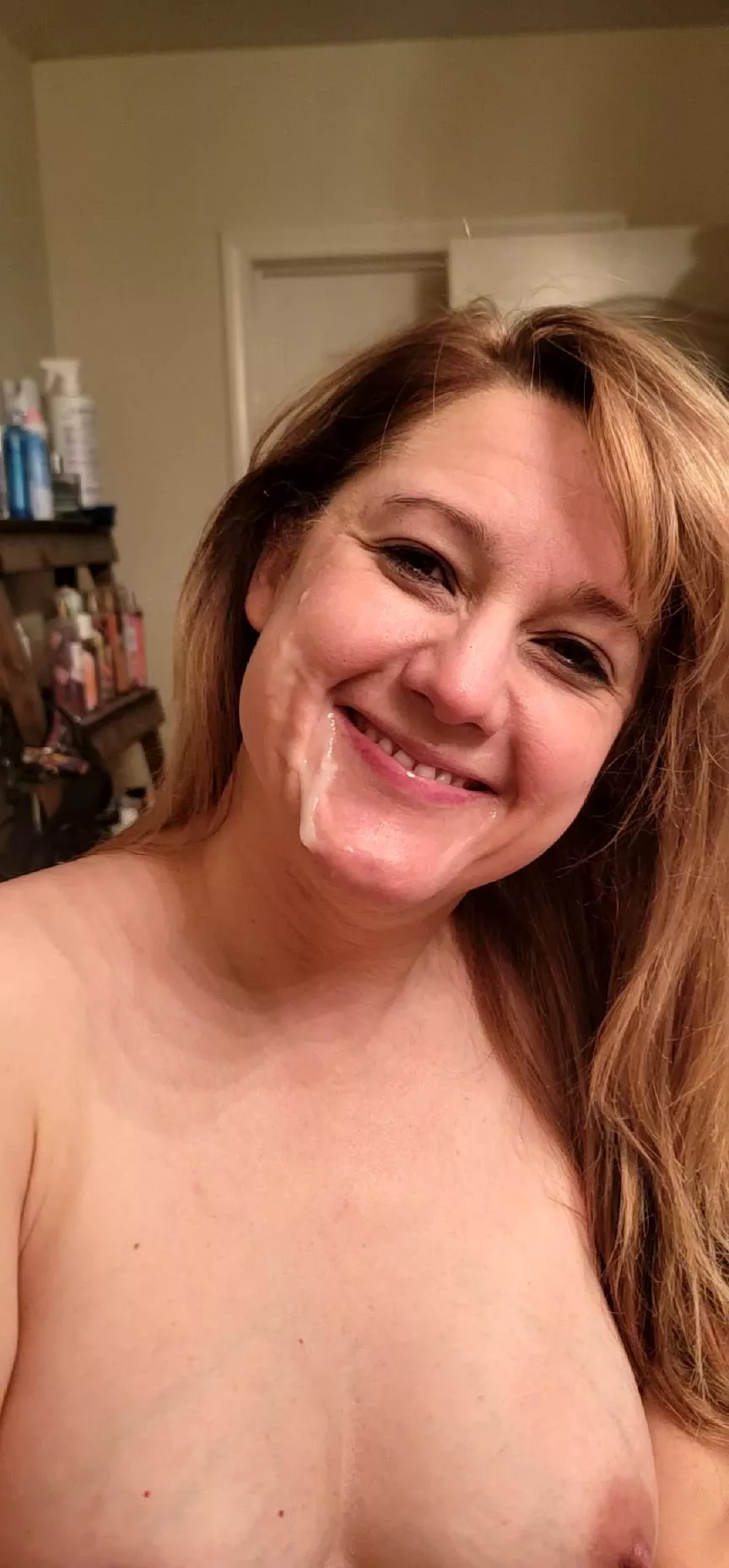 Need some more on the other cheek 🥰