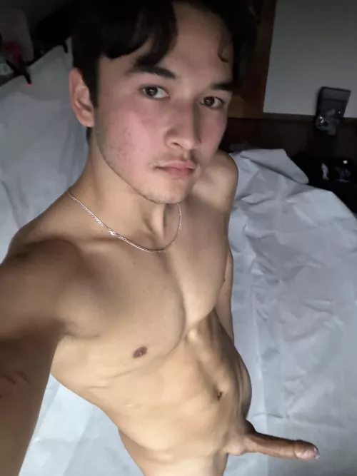 OMG I’m sooo horny💦 I’m 19 y.o and half Swiss half Asian…Actually I’m straight but last weekend I fucked my Twink friend and got it on video🫣 How would you rate me from 1-10?😈 (I hope my cum is a bit visible🥺)