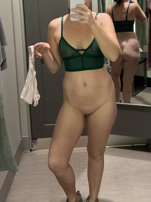 People thought I needed matching panties. Couldn’t find them so went with none