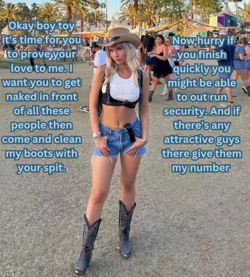 Proving your love to her