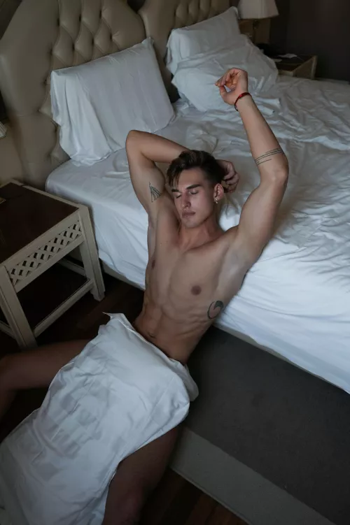 Rules of sleeping with me is you have to be naked ;)