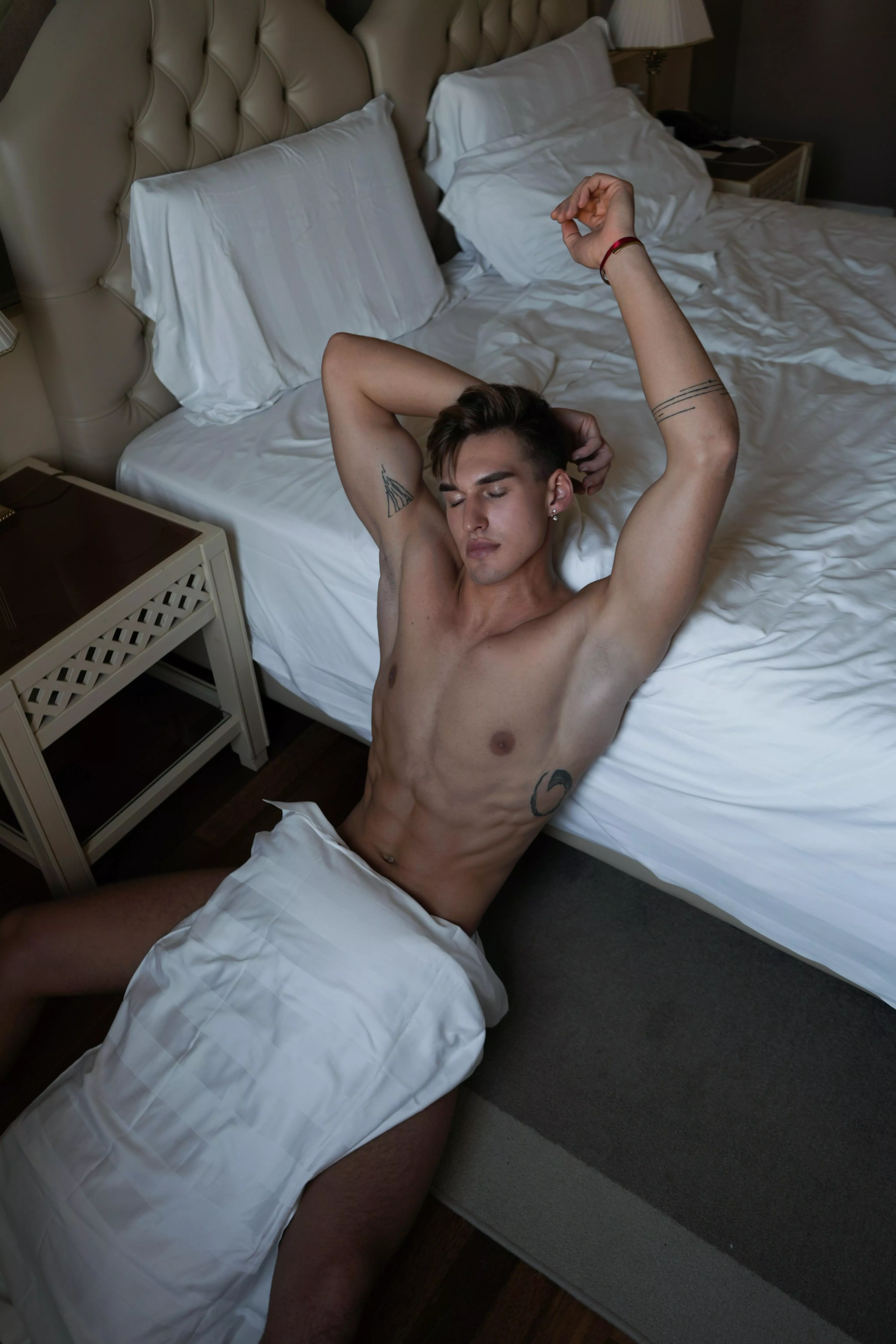 Rules of sleeping with me is you have to be naked ;)