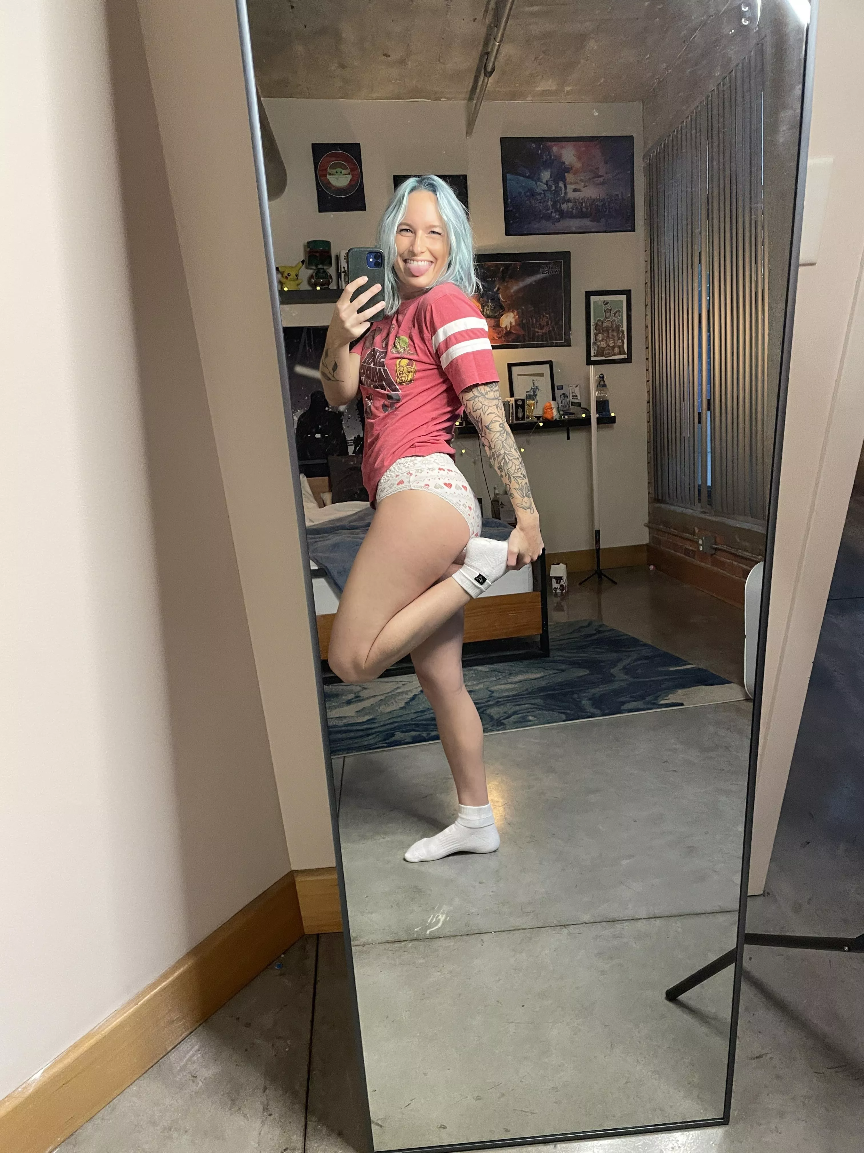 This floor is NS[F]S… not safe for socks :o