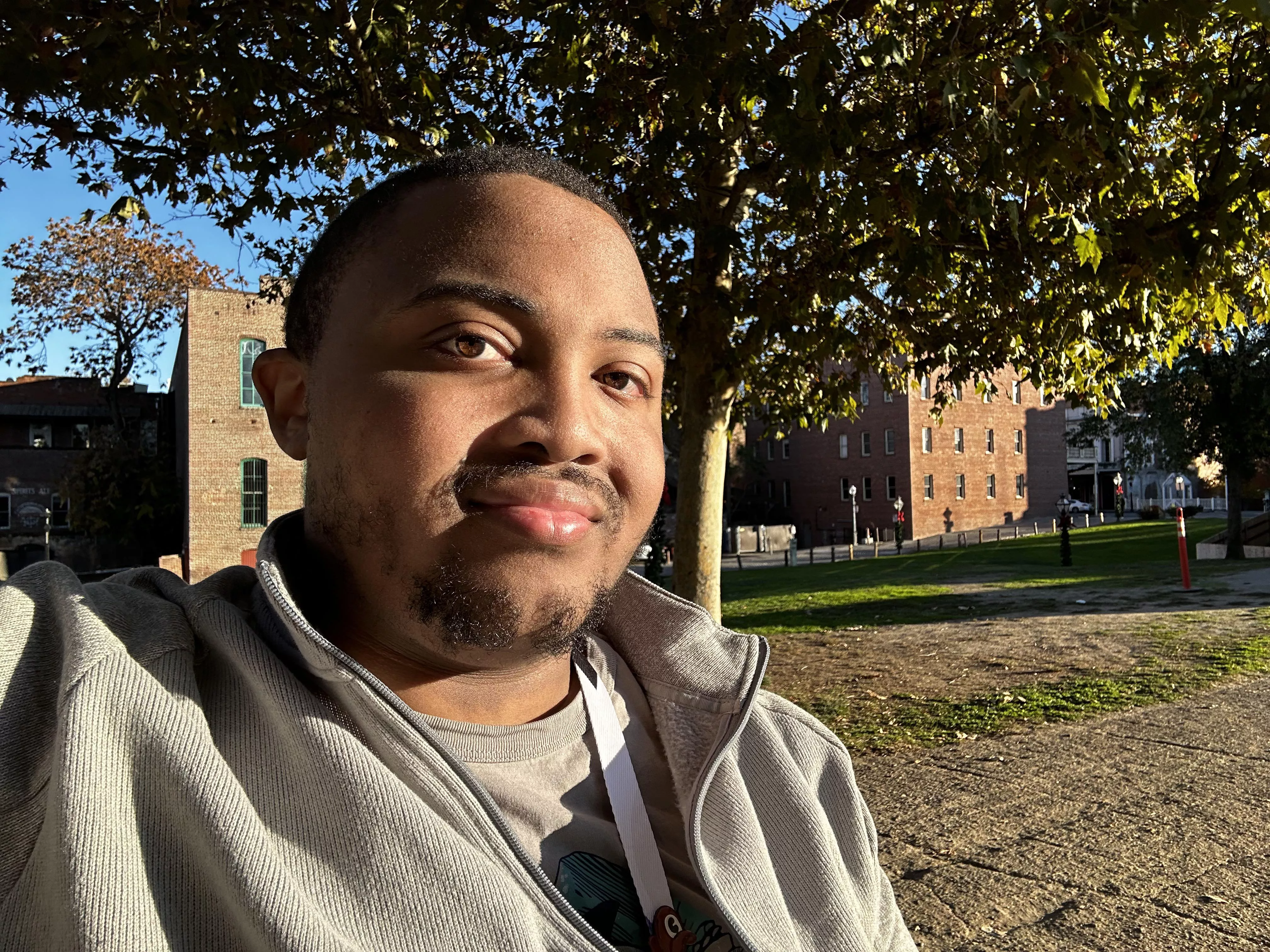 This may look like a gaymer being outside but it’s actually me getting inspiration for Cities Skylines 😅