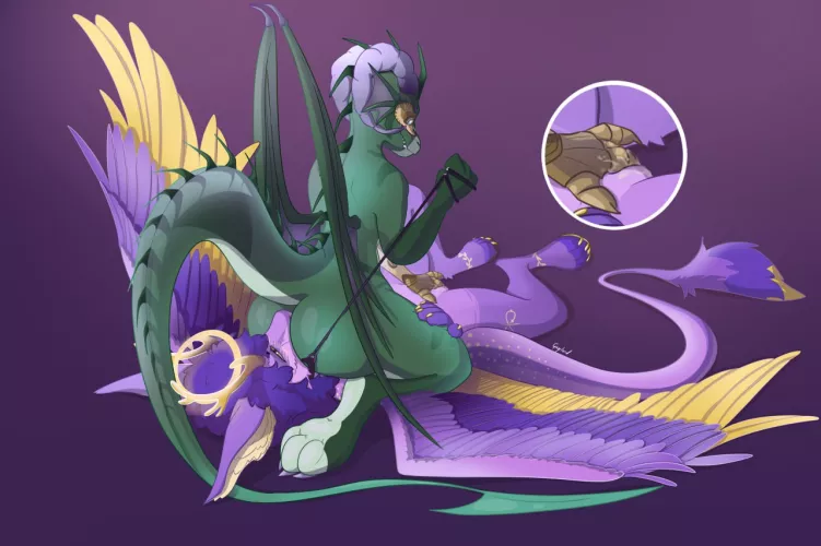 two dragons having fun :3 [FM] (GailordAD)