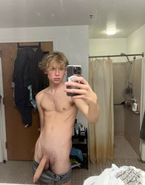 What’s better my uncut cock or my face?