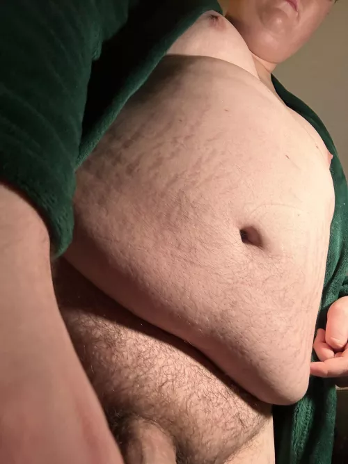 Whoops my dressing gown slipped