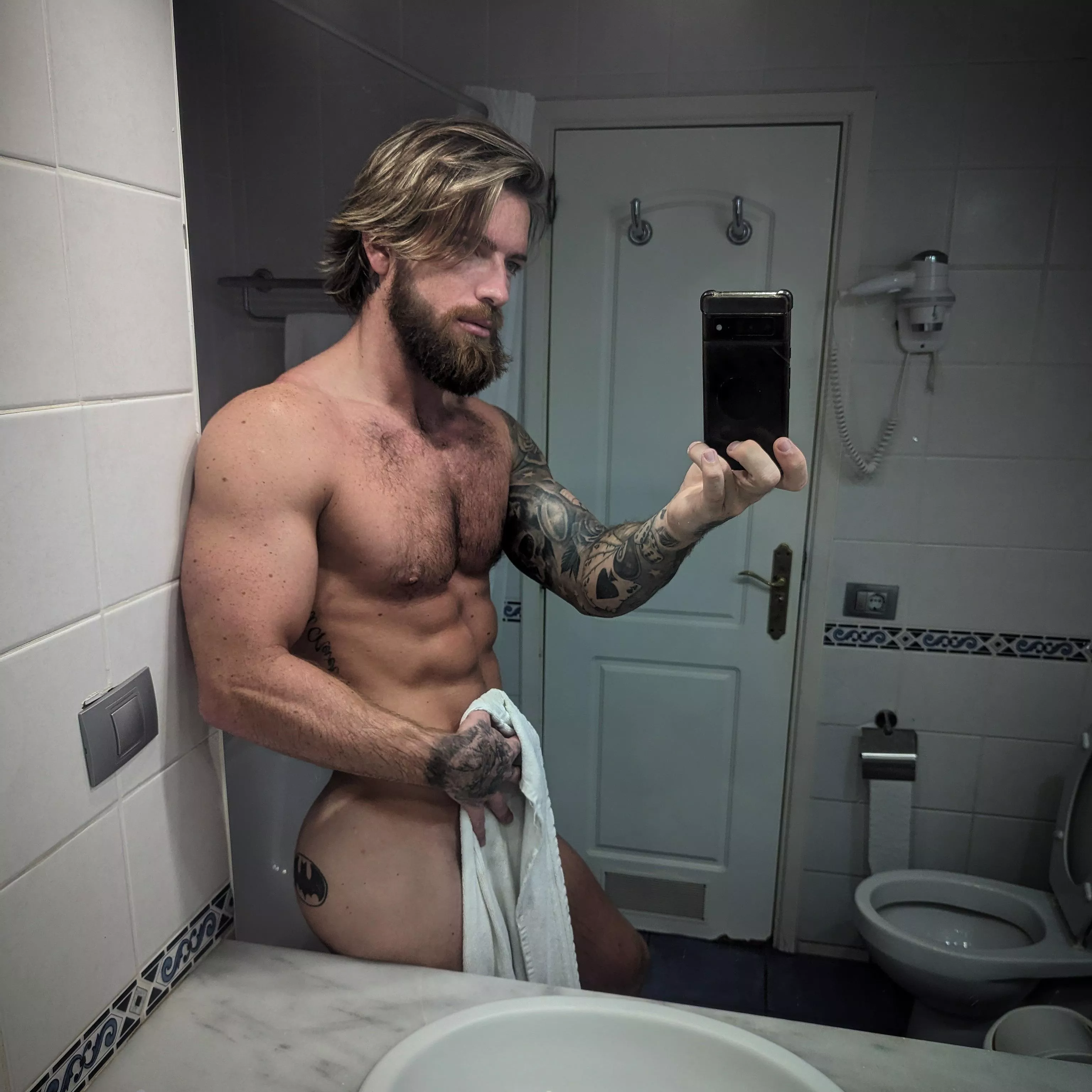 You getting in the shower with me?