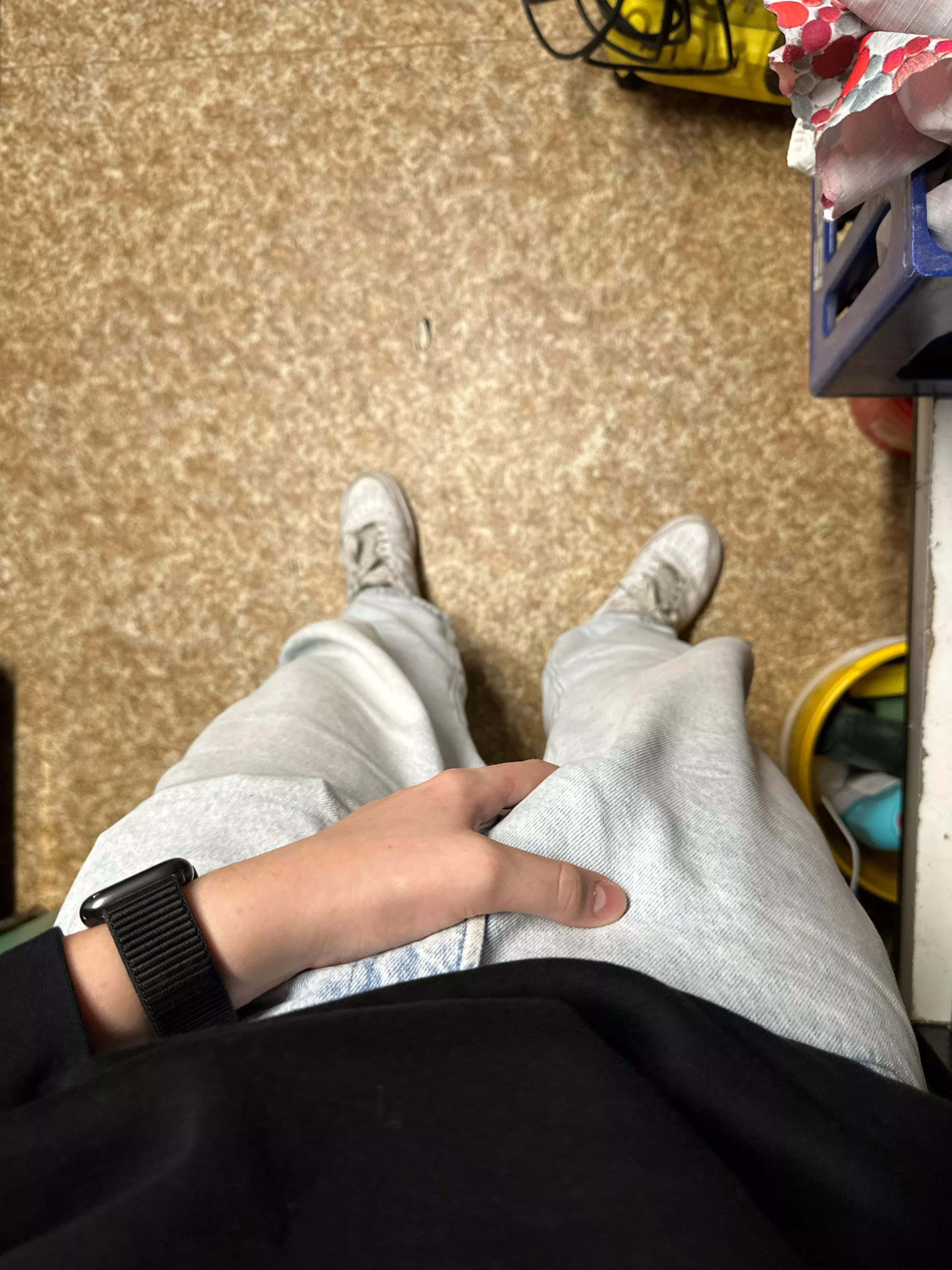 (18) anyone wanna jerk with my str8 cock? snap: d3jv1t