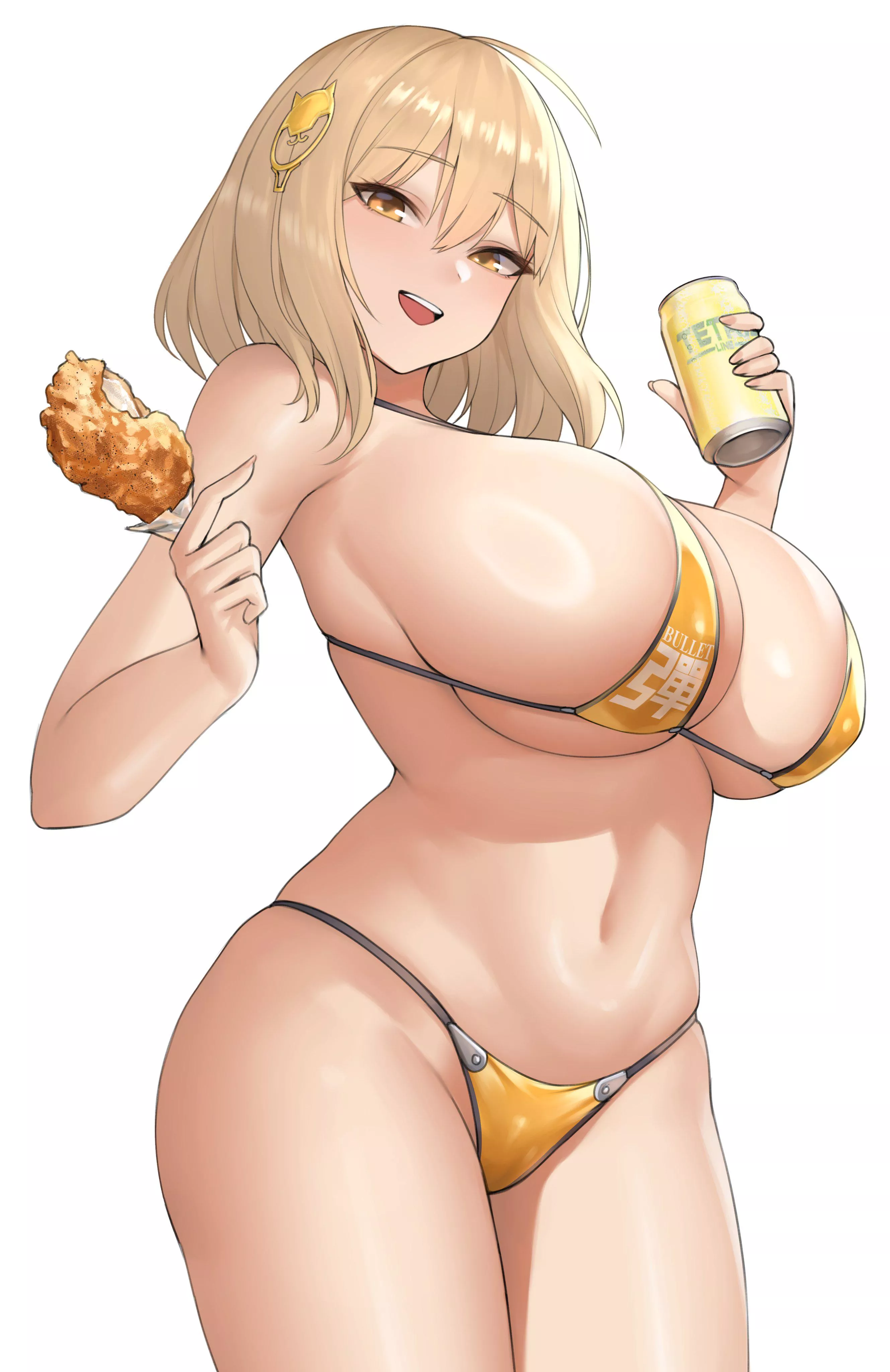 Anis enjoying meal [Nikke]