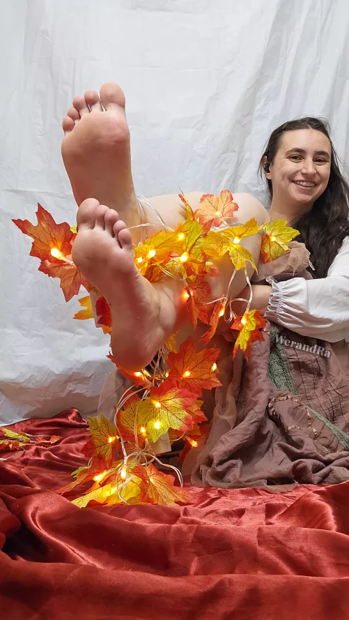 Autumn themed clean soles! 🍂