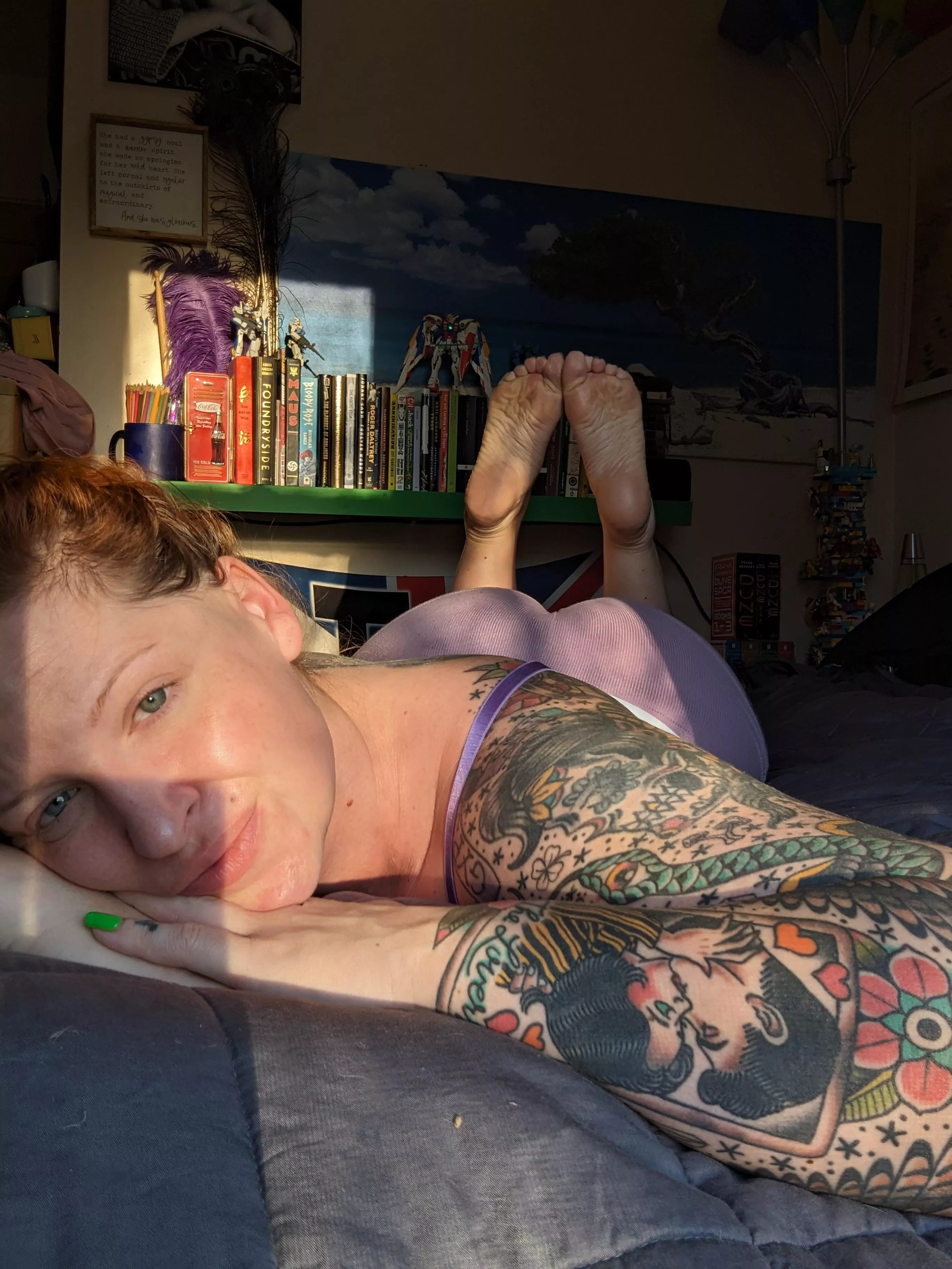 Baskening In The Morning Light 👀