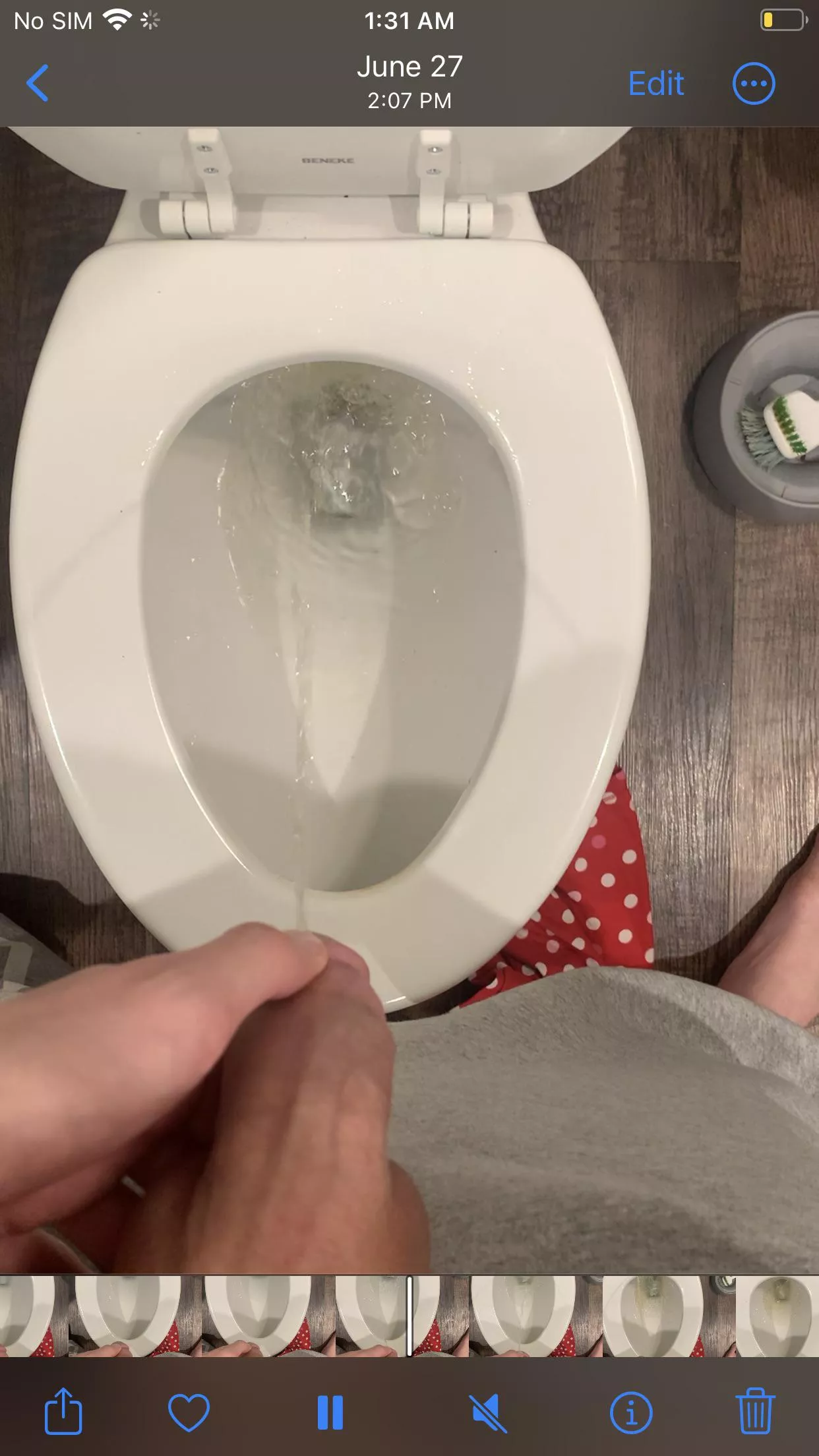 Cross streams with my sissy cock