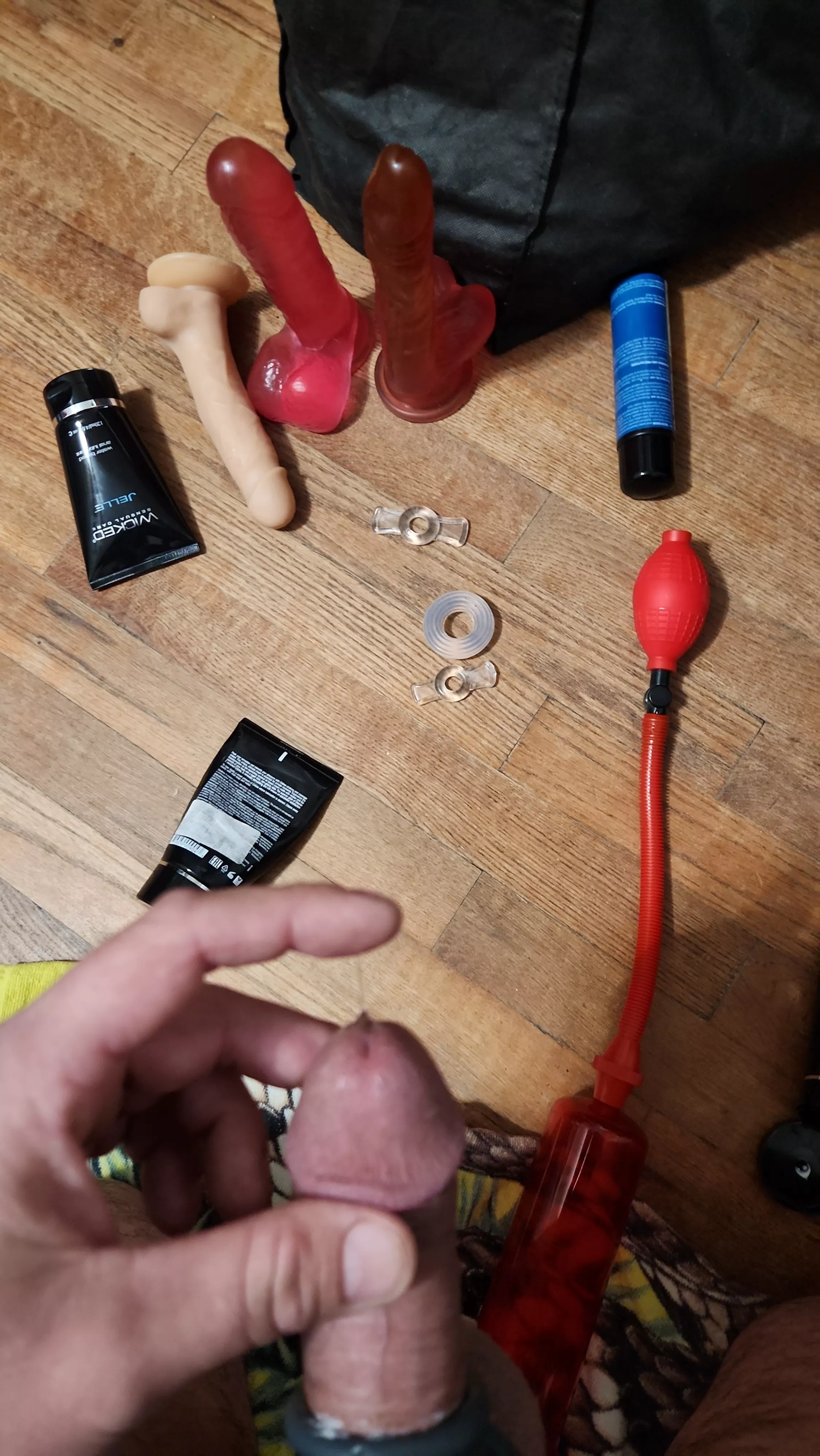 Edging trying to milk it dry with my toys.