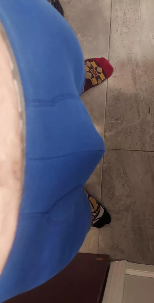 Getting ready for work and thought I was poking out a little much today