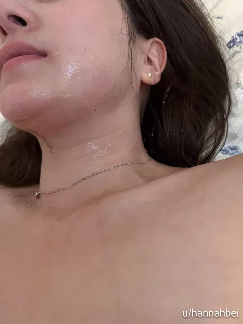 Got it all over my face