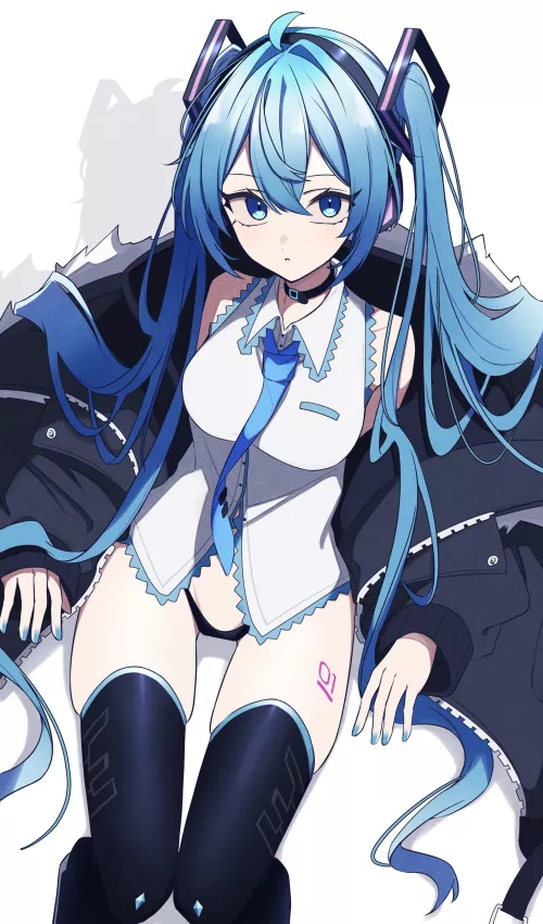 Hatsune Miku's thighs