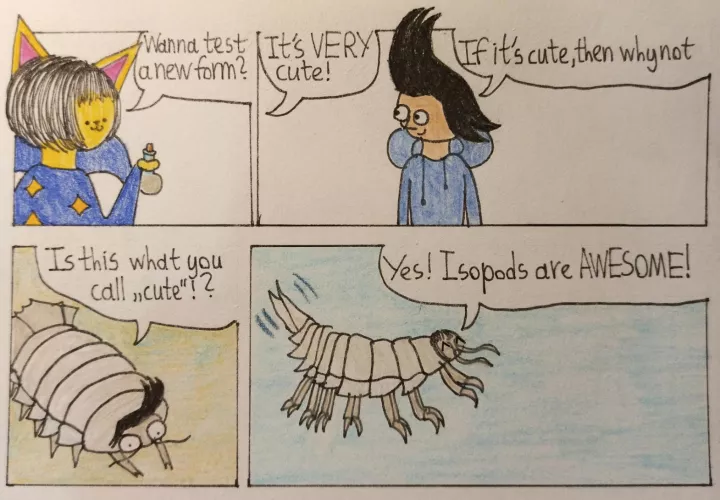Isopods (art by me)