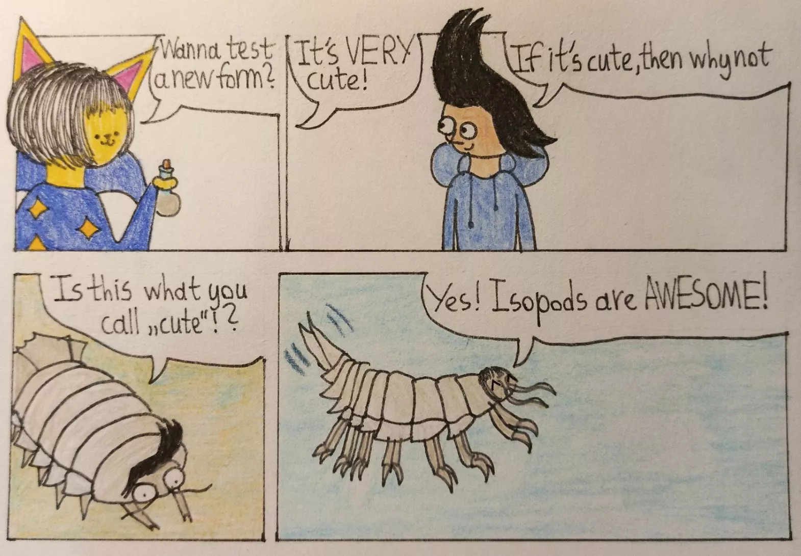 Isopods (art by me)