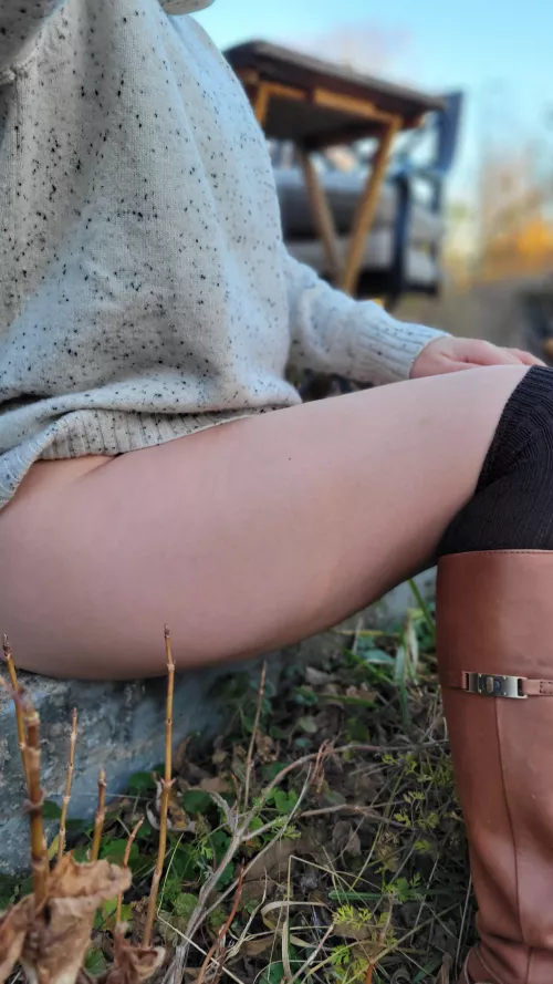 It might be a little too chilly out [f]or no pants