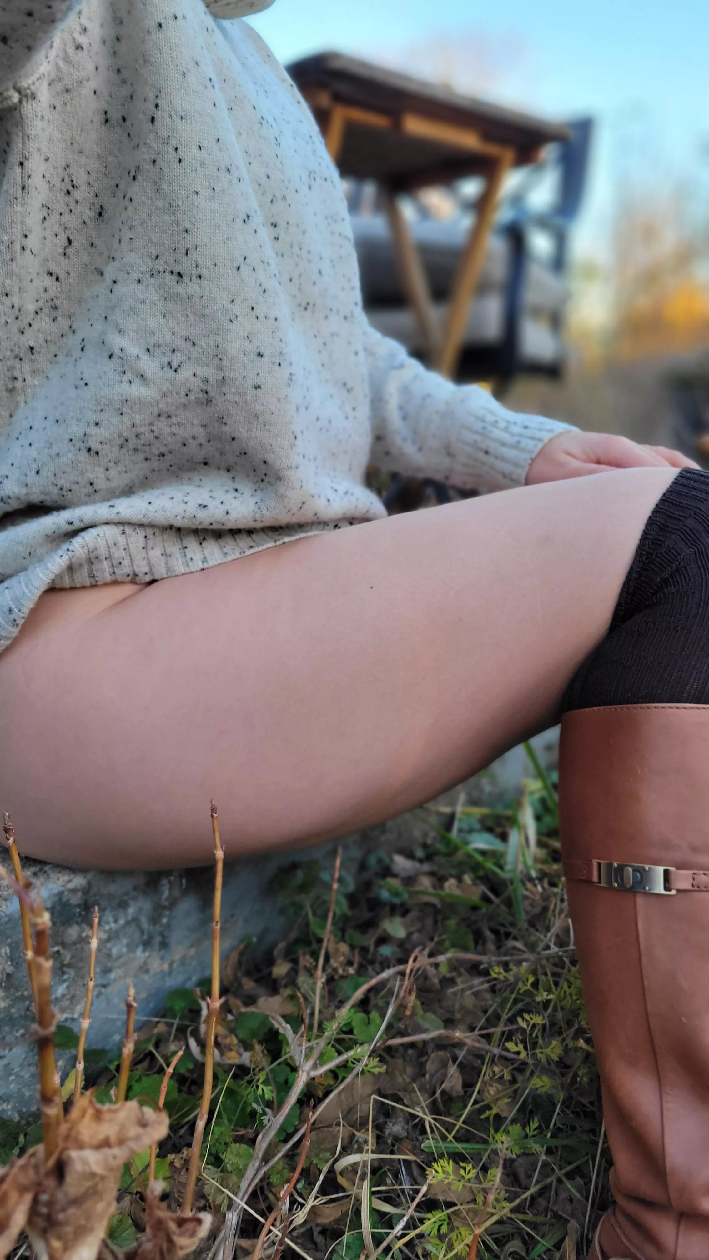 It might be a little too chilly out [f]or no pants