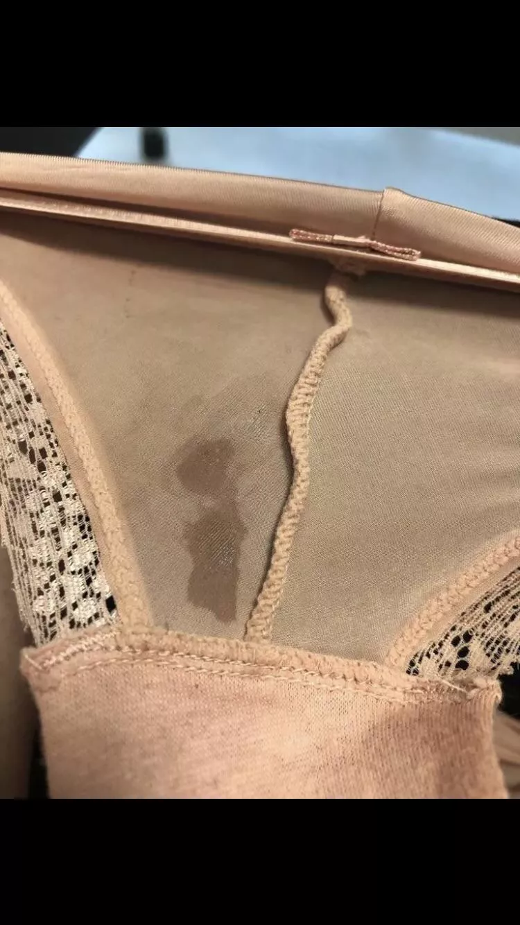 Leaked a little bit when I fingered myself on the train