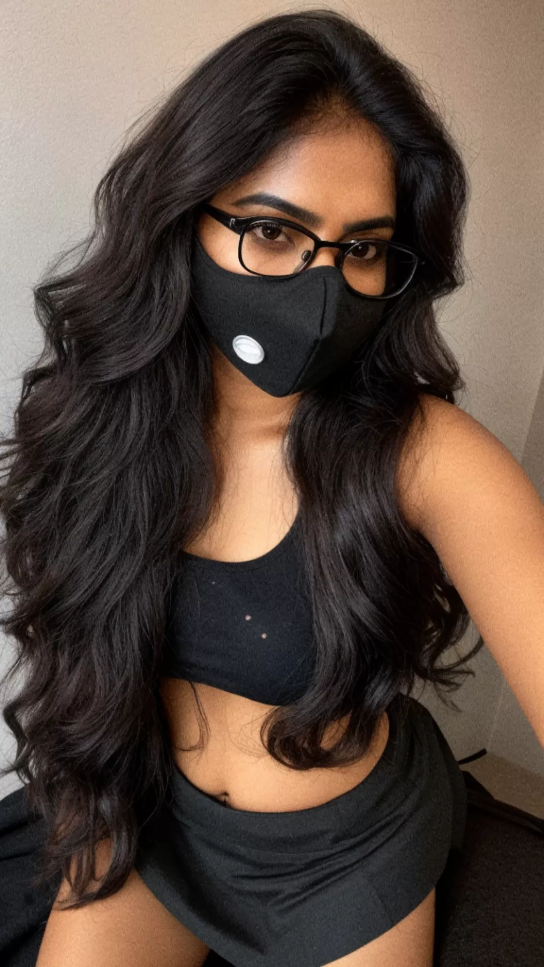 May I should go wild in my new black party wear?