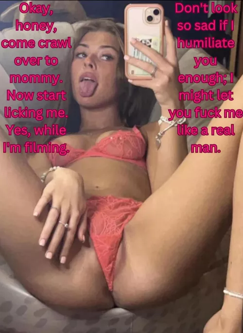 Maybe you’ll get to fuck me like a real man