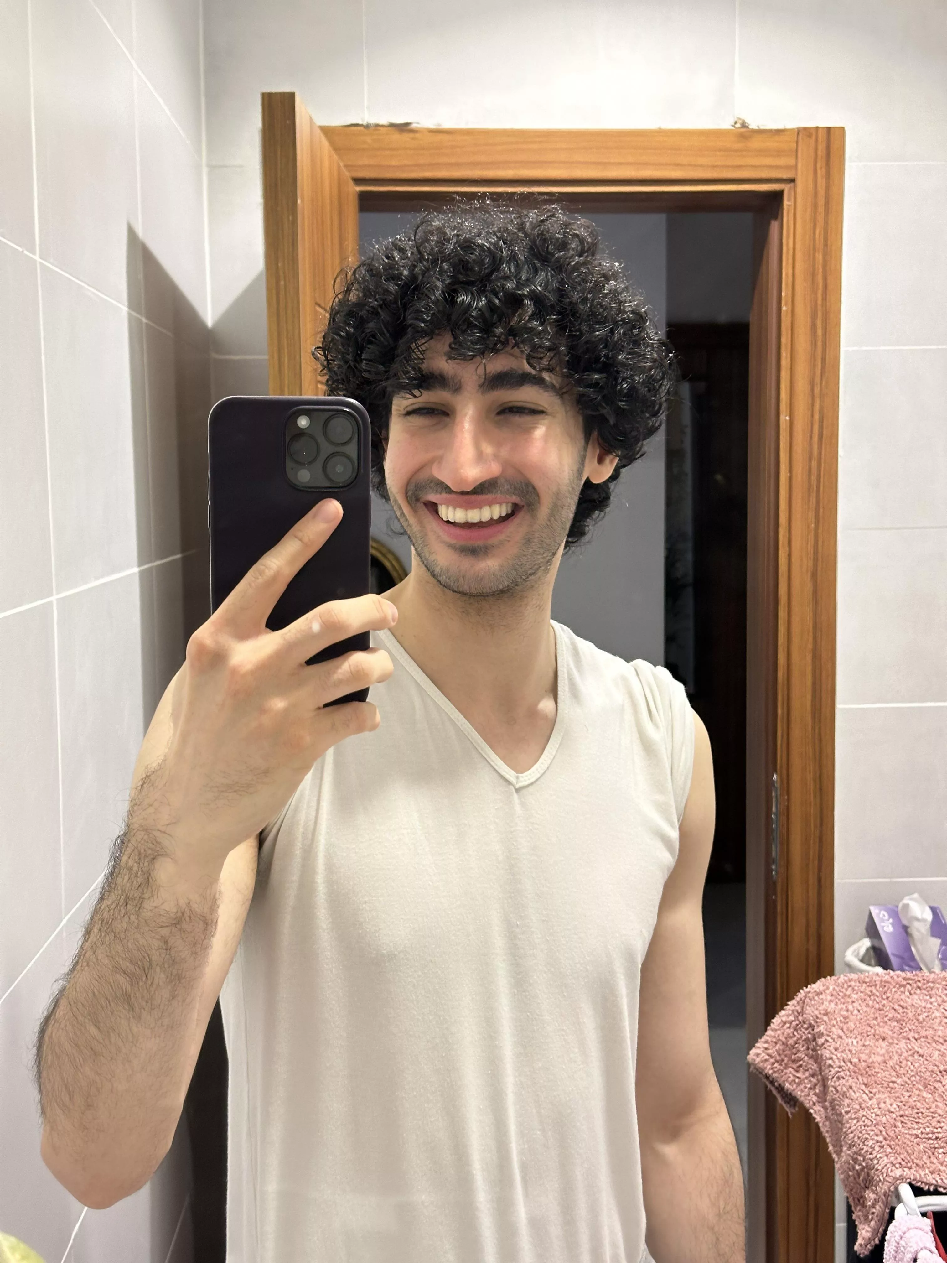 Morning curls. Have a great day everyone!