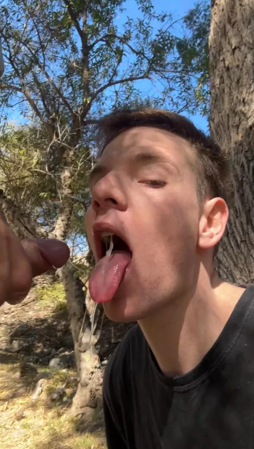 my boyfriend and I went for a walk in the park