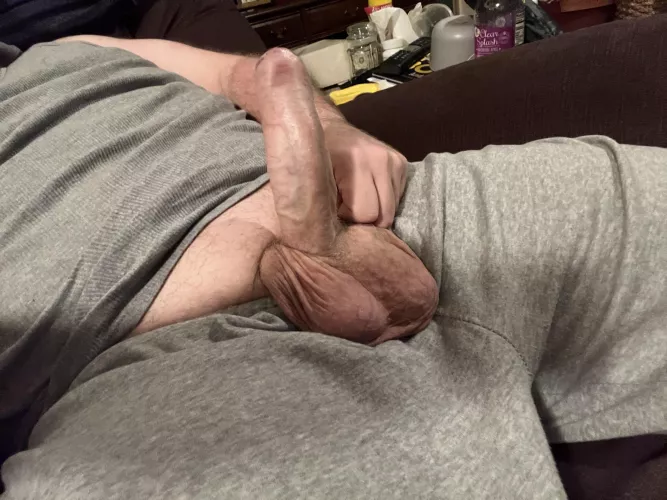 My huge balls need drained