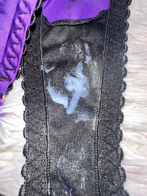 My sexy goo on a sexy thong 😏 lucky Mr 😈