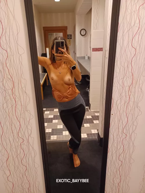 My tits like to be out and about