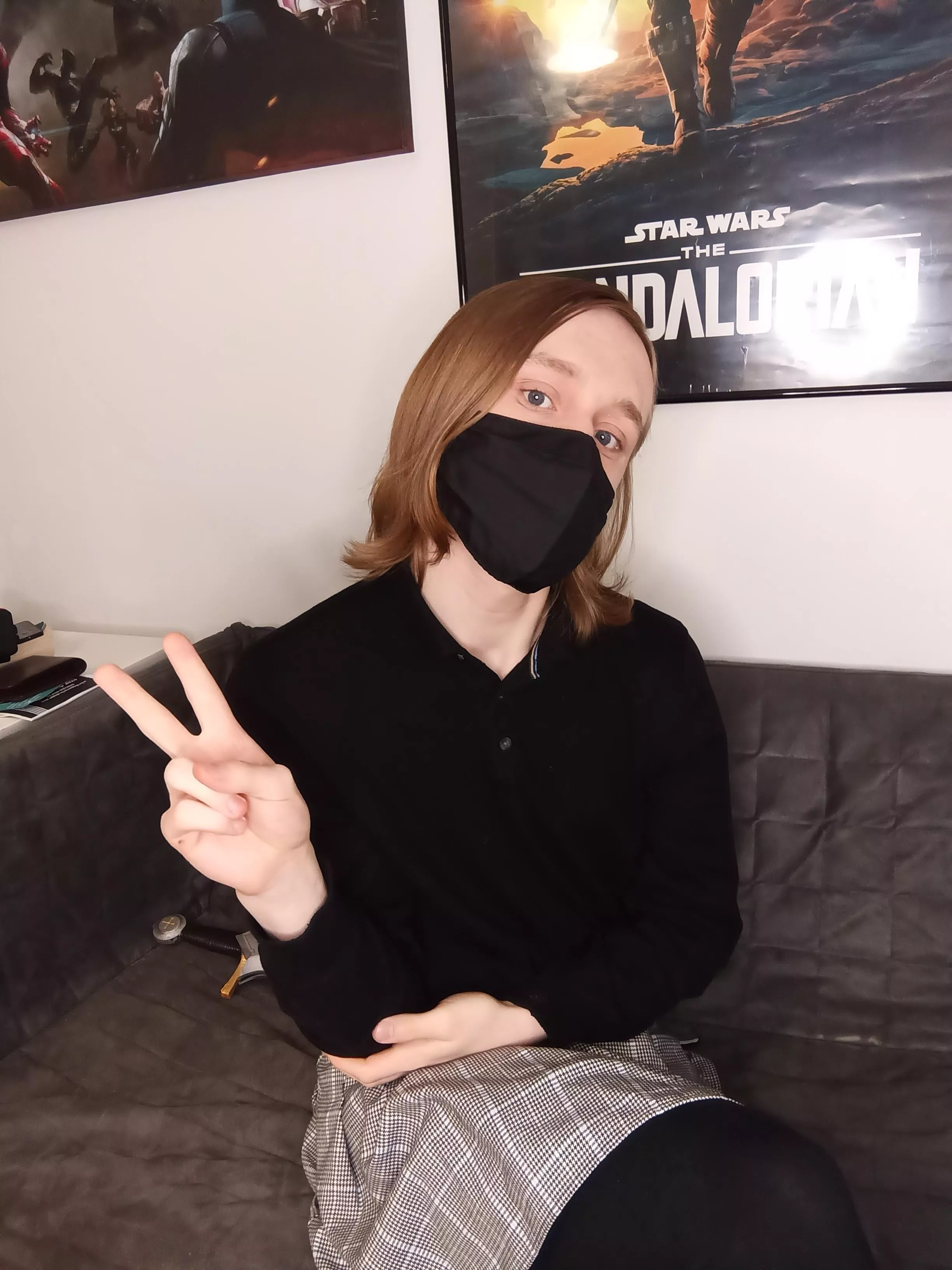 New hairstyle (kind of), what do we think?