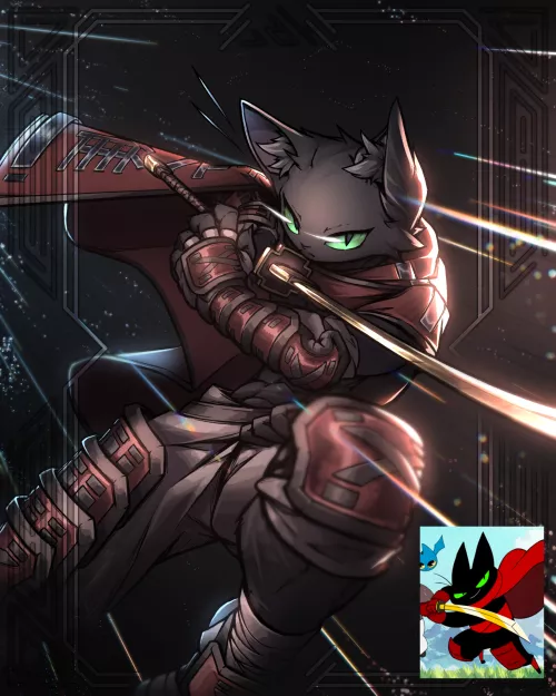 [OC] Mao Mao, anime-style fanart drawn by me!