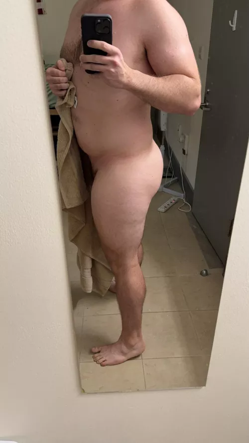 Oops… my towel slipped