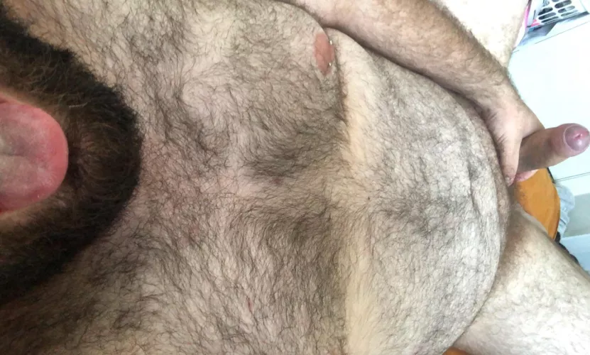 Really need someone to either choke me out or slobber on my cock.