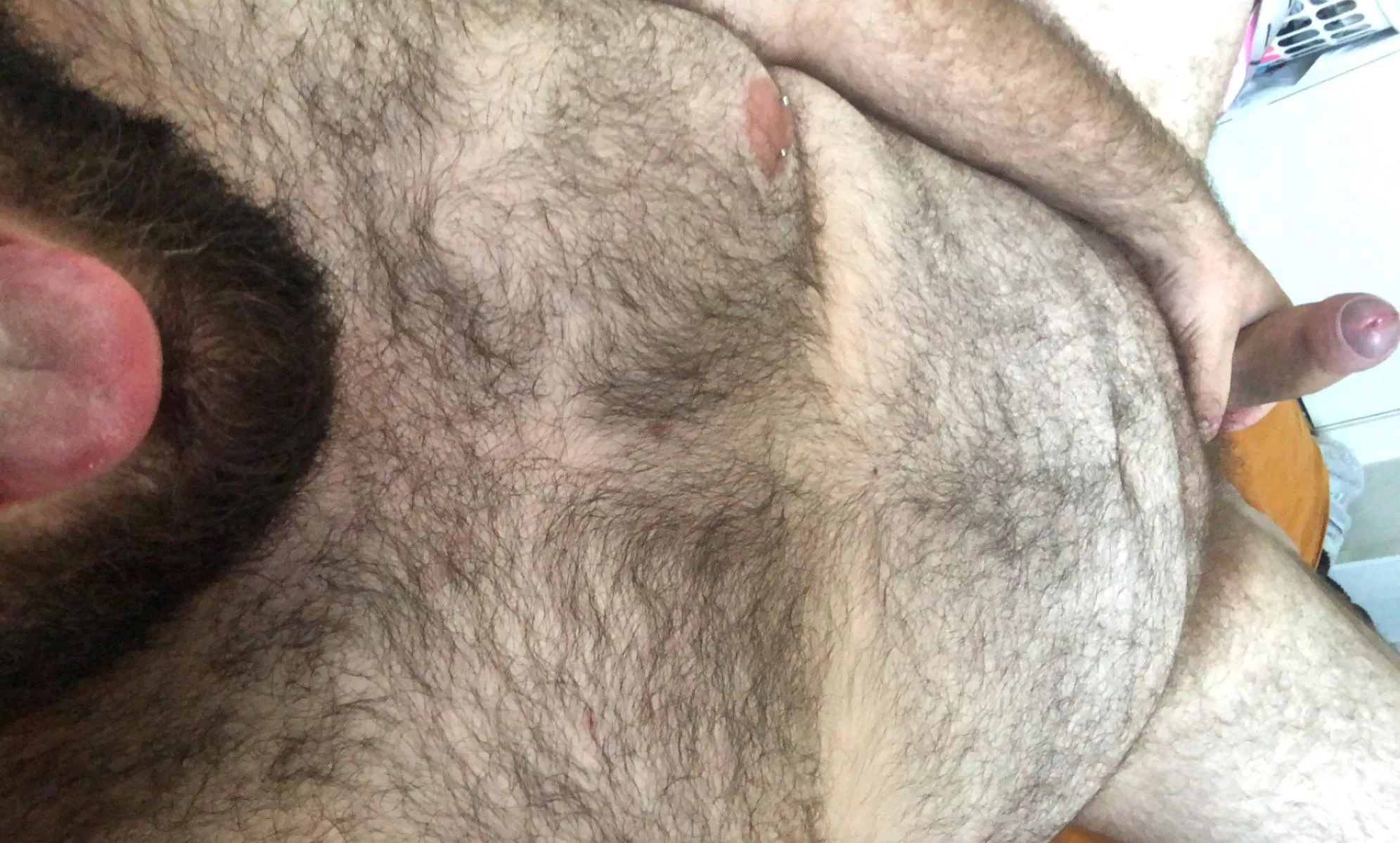 Really need someone to either choke me out or slobber on my cock.