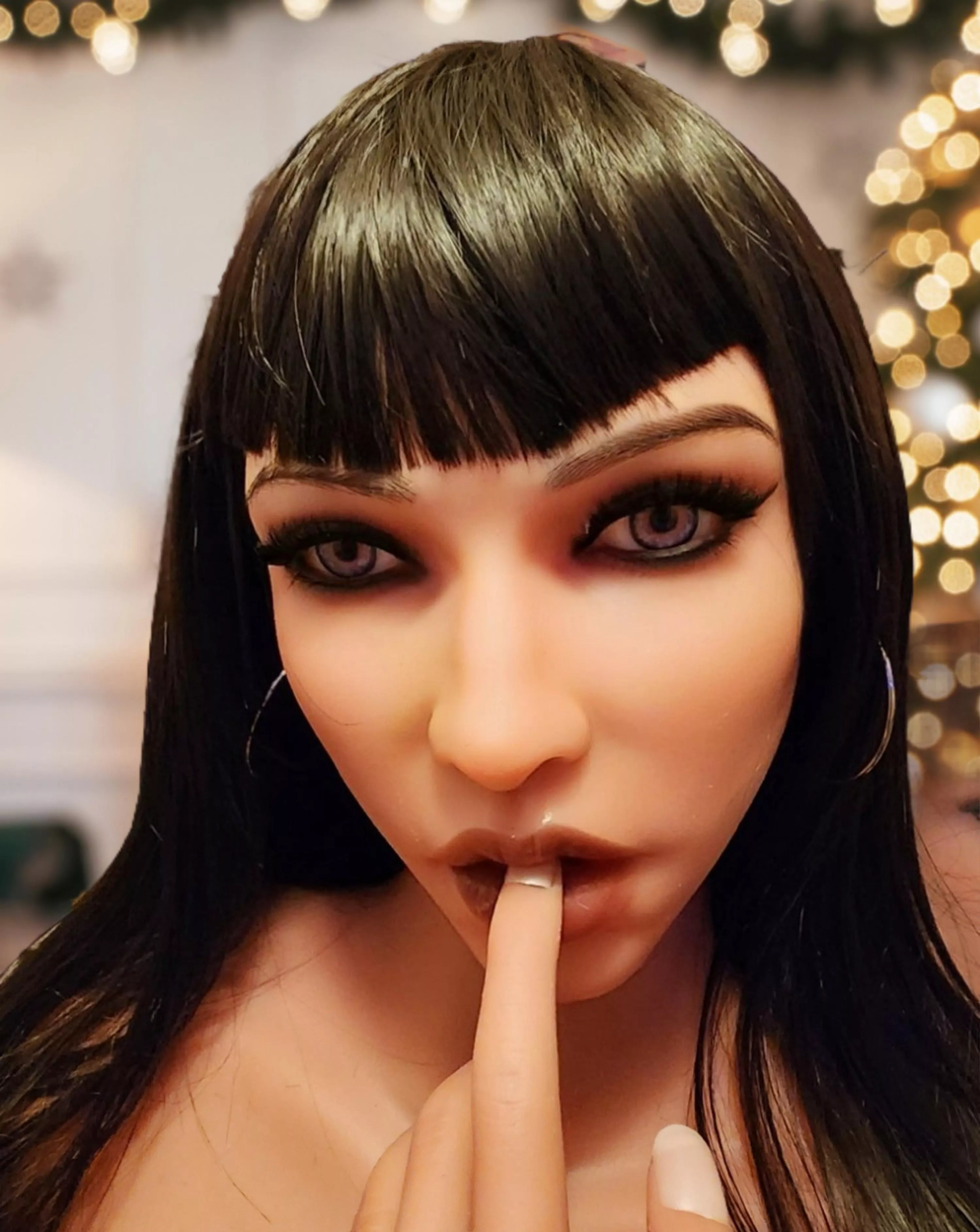 She has a way of looking thru me