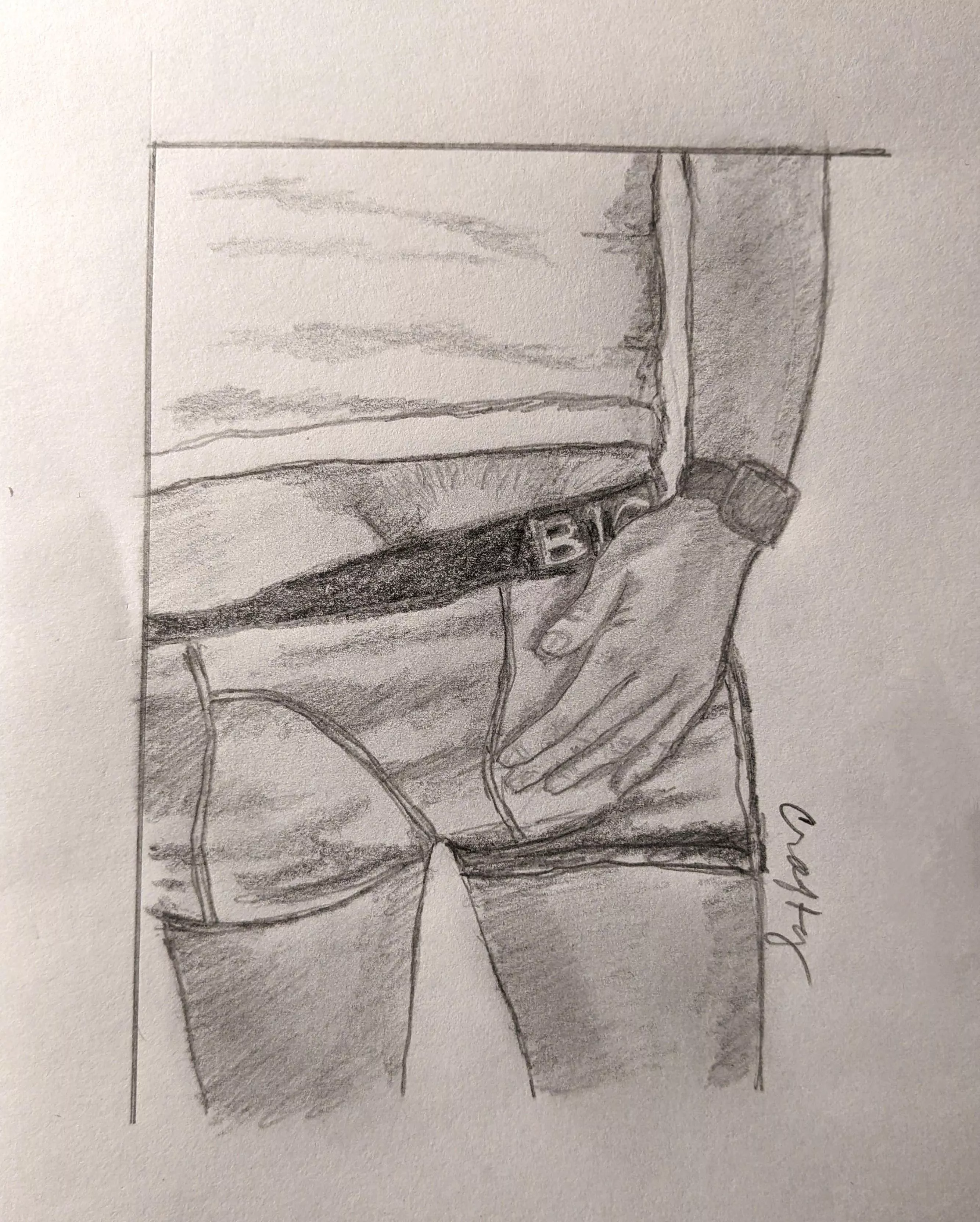 Sketch #2 of u/213someone213. Part of a series. Graphite on bristol