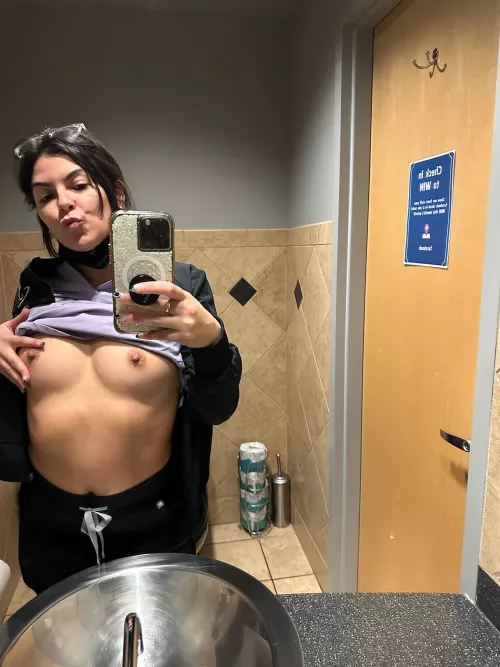 Sometime I'm at work and I just want to show my tits!