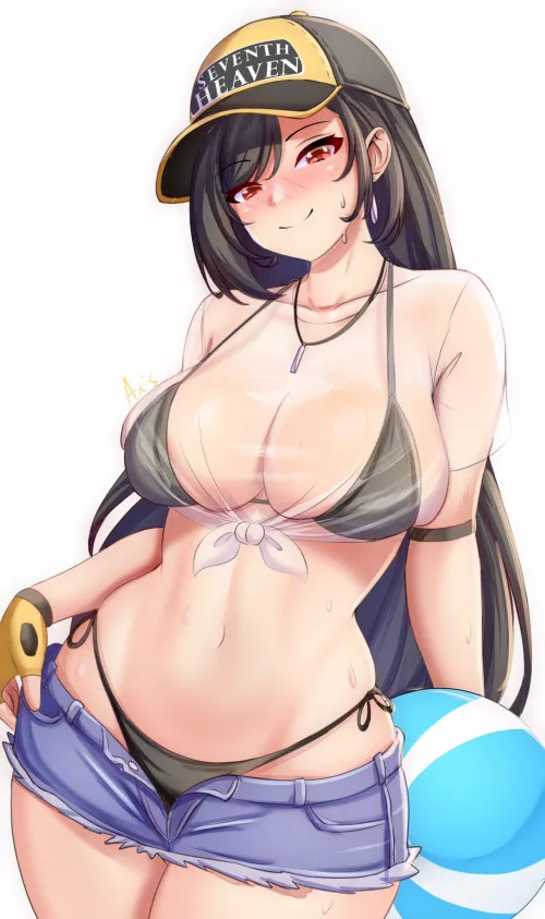Summer Tifa's curves (Anisdrawn)
