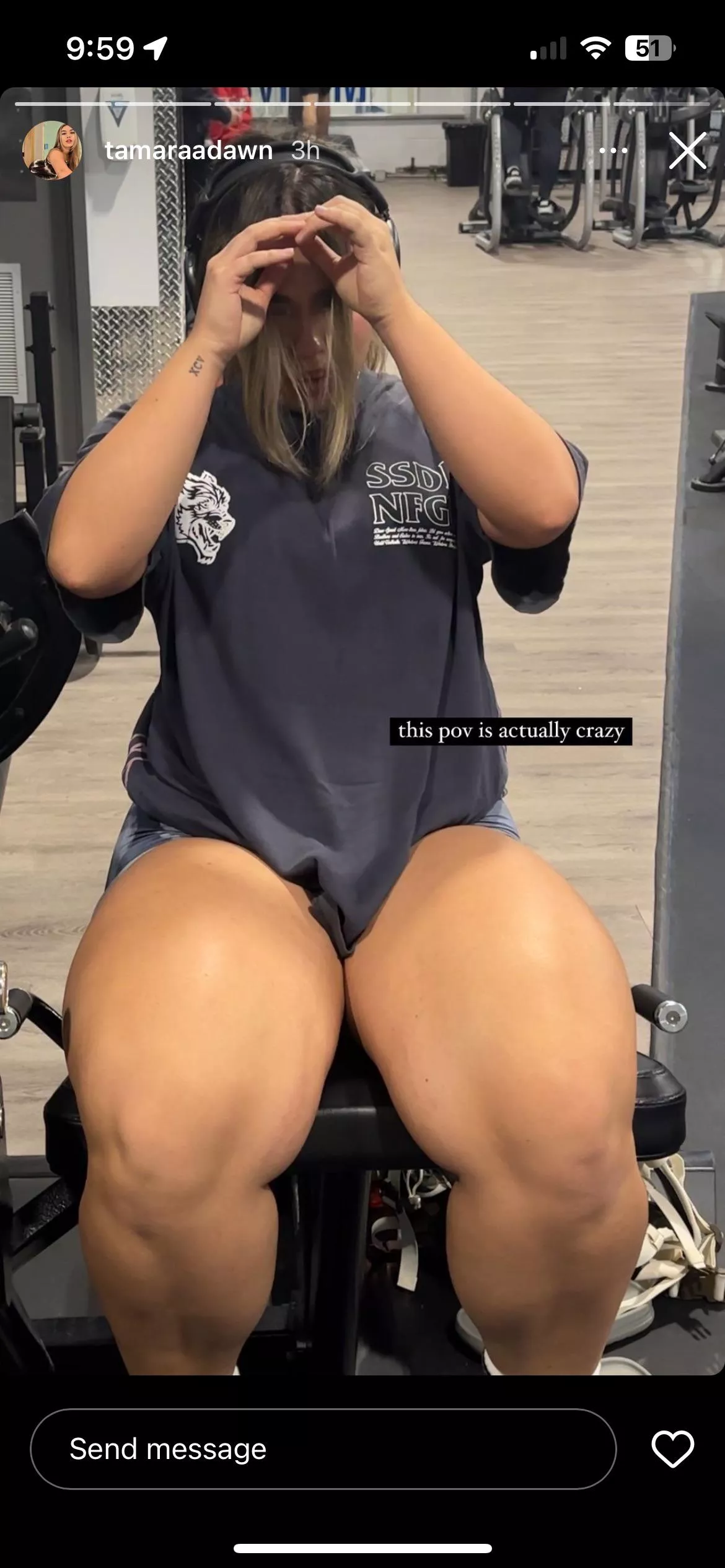 Tamara Dawn and her skull crushers