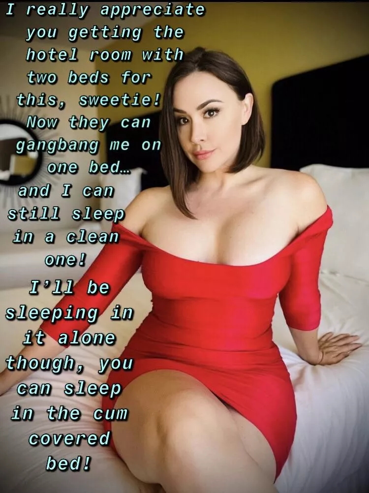 The hotel for her gangbang