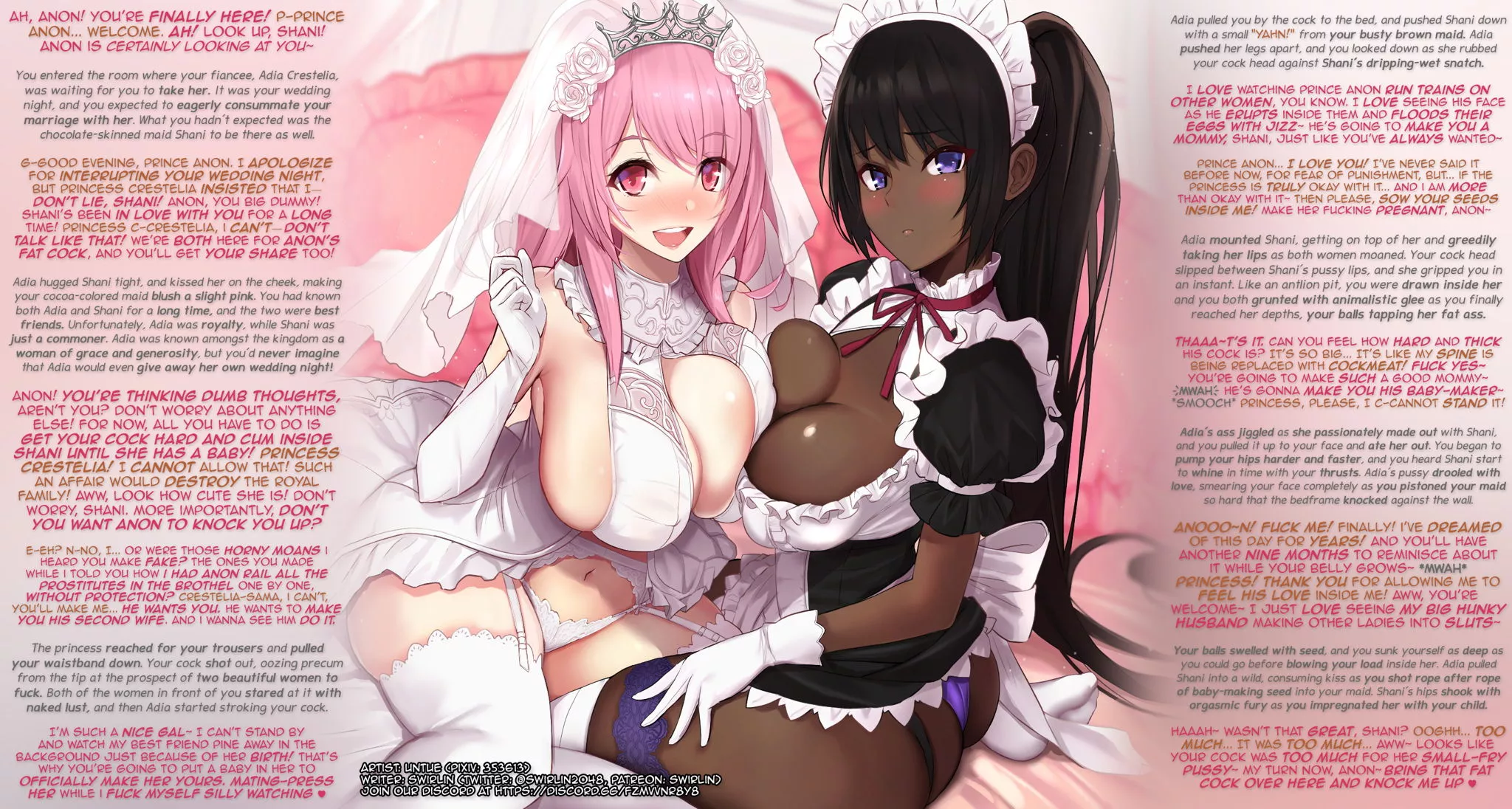 The Maid and the Princess Share You [Male Viewer] [Hetero] [Breeding] [Impregnation] [The princess has a bitta cuckqueen in her]