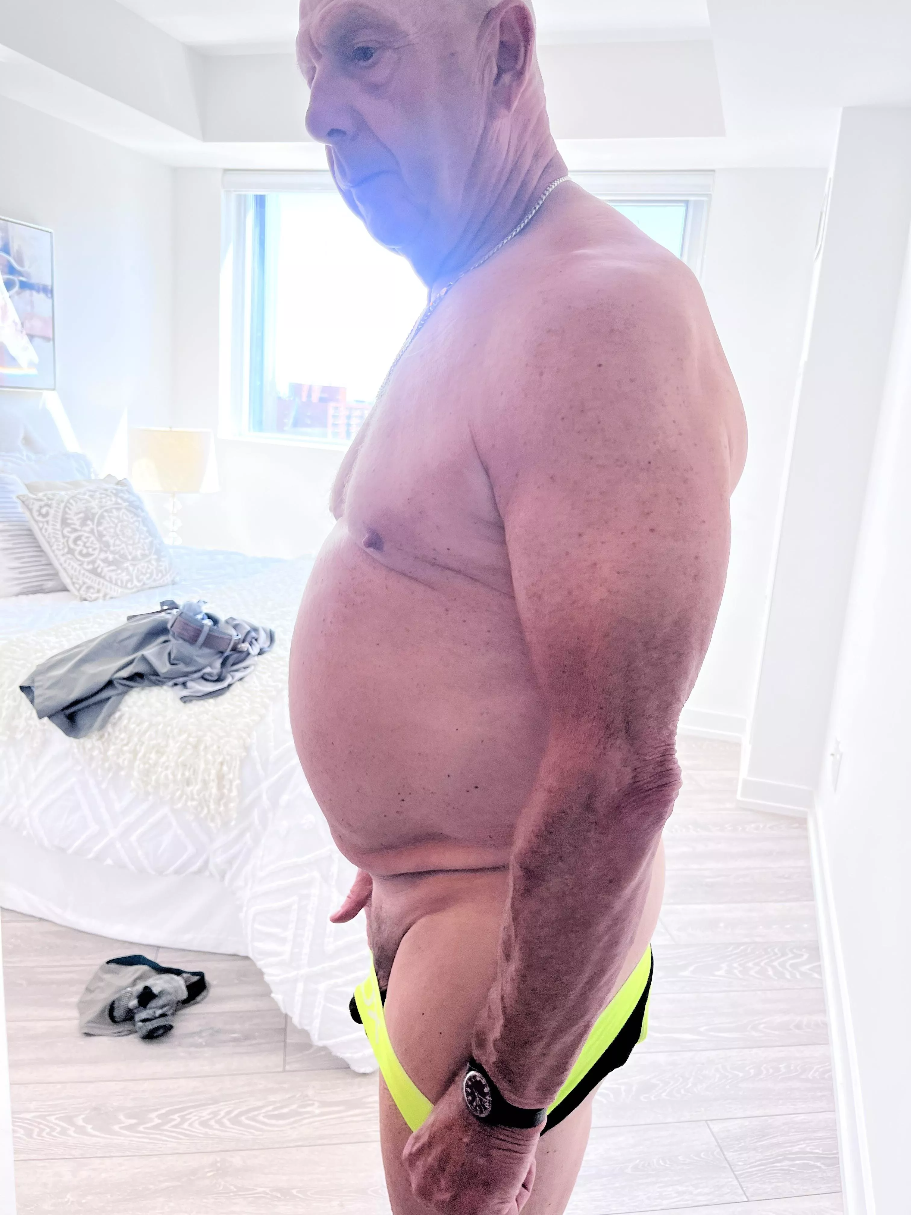 Time to take these off and get to action! (M68)