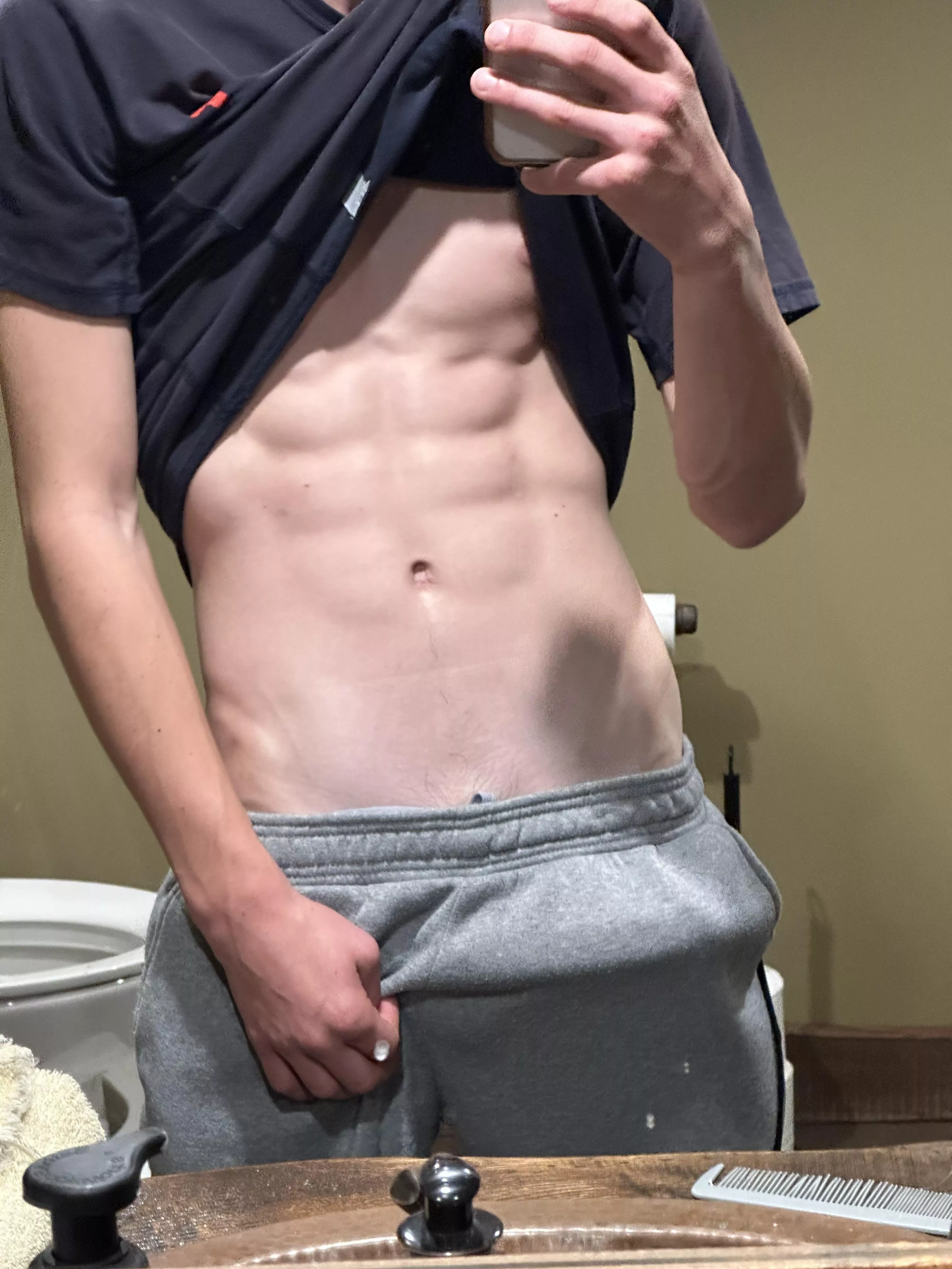 Tis the season for grey sweatpants